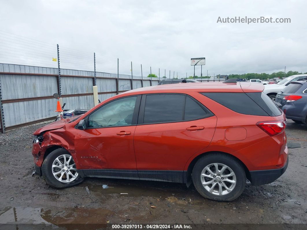 2020 Chevrolet Equinox Fwd Ls Red vin: 2GNAXHEV8L6171598