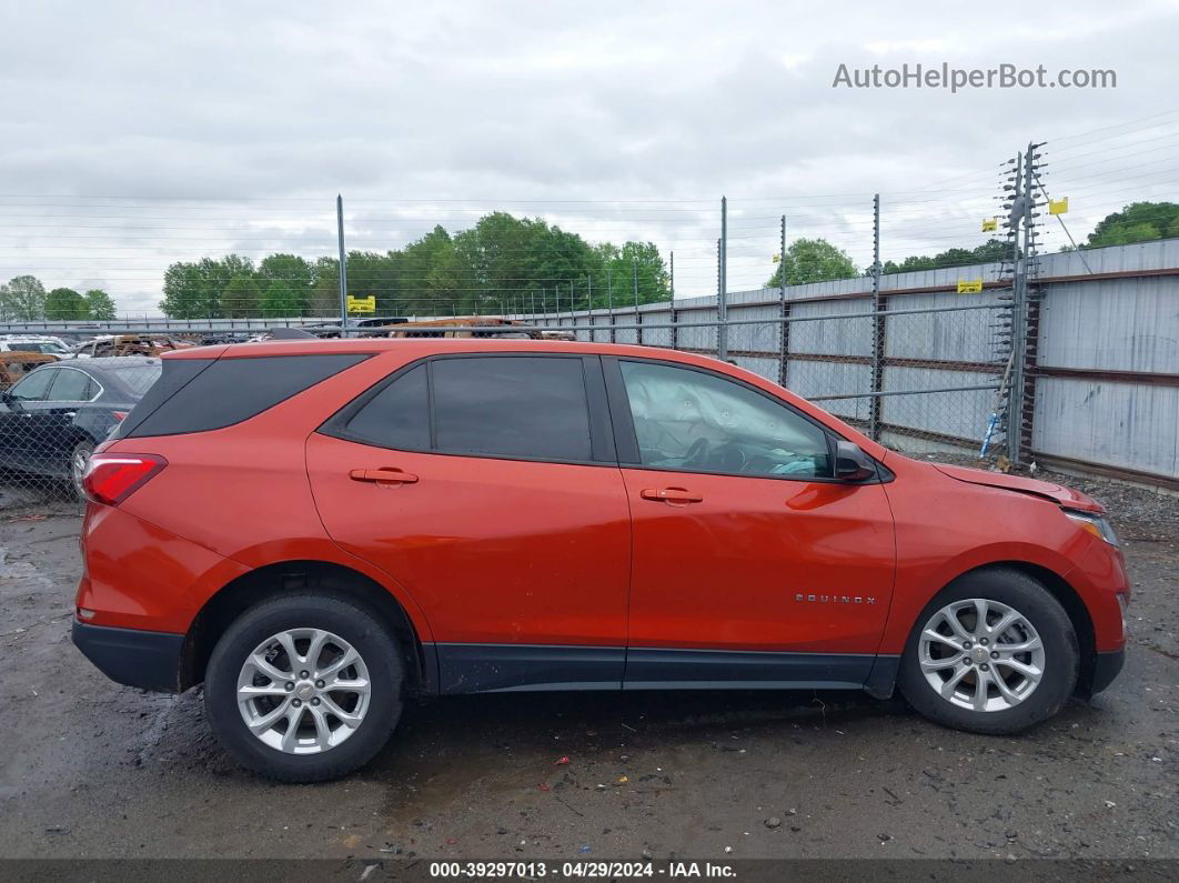 2020 Chevrolet Equinox Fwd Ls Red vin: 2GNAXHEV8L6171598