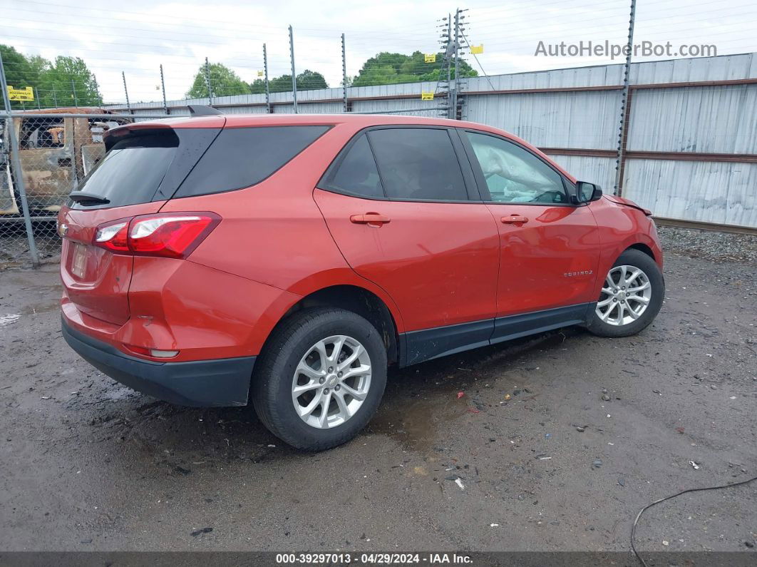 2020 Chevrolet Equinox Fwd Ls Red vin: 2GNAXHEV8L6171598