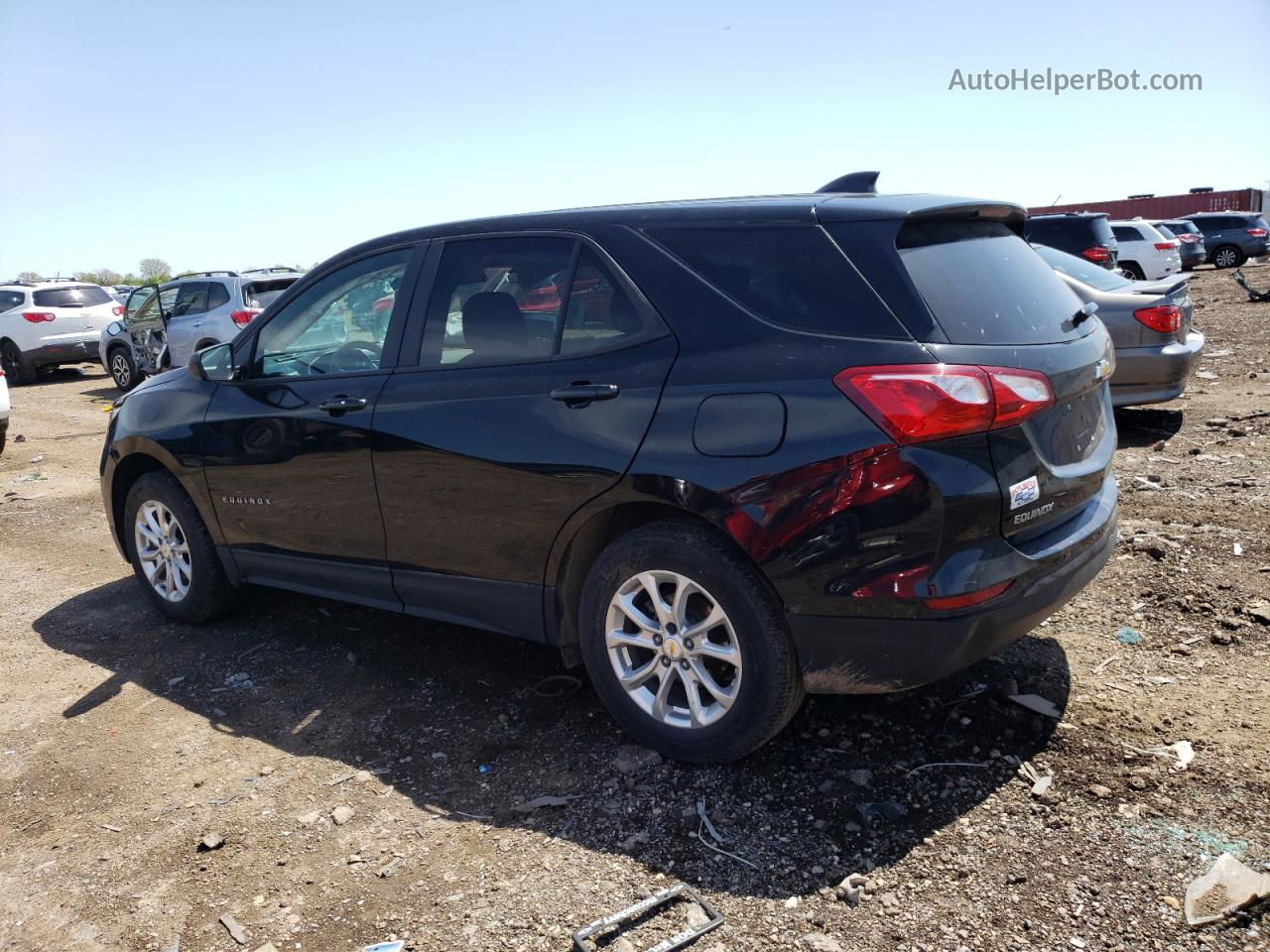 2020 Chevrolet Equinox Ls Black vin: 2GNAXHEV8L6225398