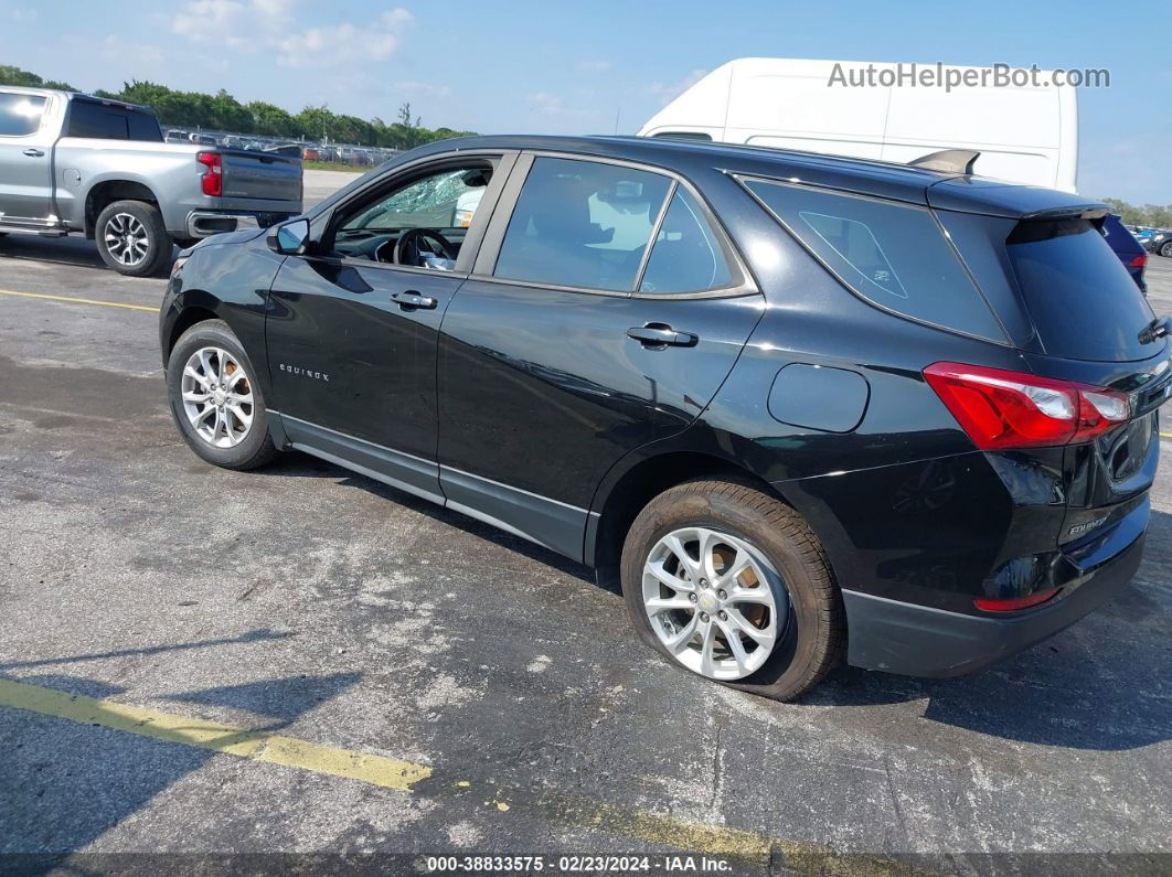 2020 Chevrolet Equinox Fwd Ls Black vin: 2GNAXHEV8L6280420