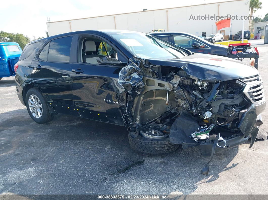 2020 Chevrolet Equinox Fwd Ls Black vin: 2GNAXHEV8L6280420