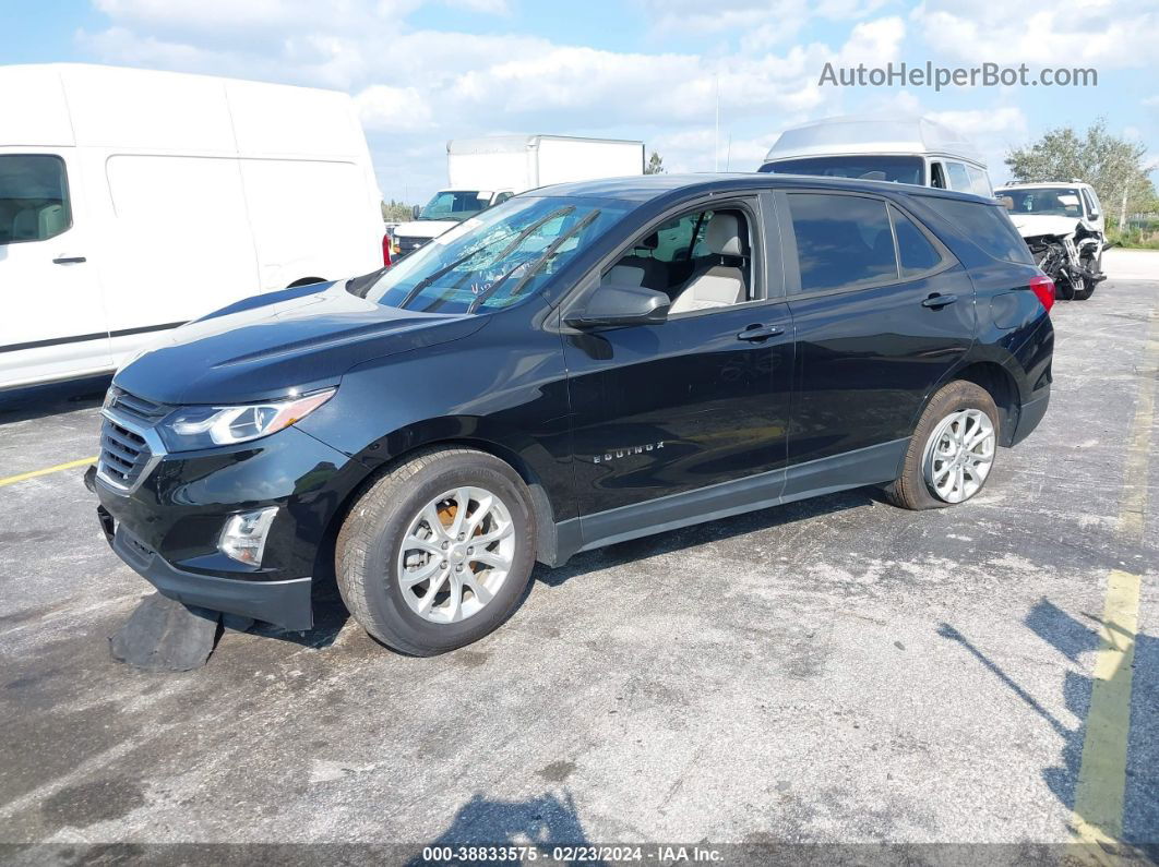 2020 Chevrolet Equinox Fwd Ls Black vin: 2GNAXHEV8L6280420