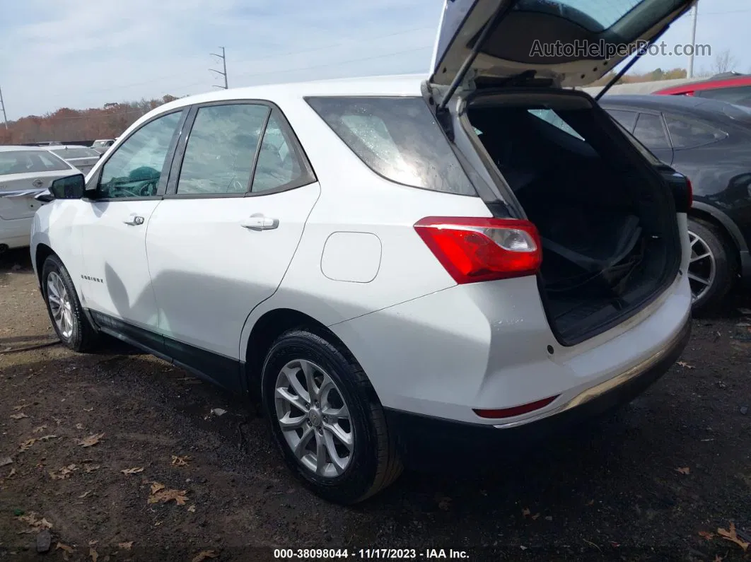 2018 Chevrolet Equinox Ls Белый vin: 2GNAXHEV9J6165628