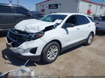 2018 Chevrolet Equinox Ls White vin: 2GNAXHEV9J6238223