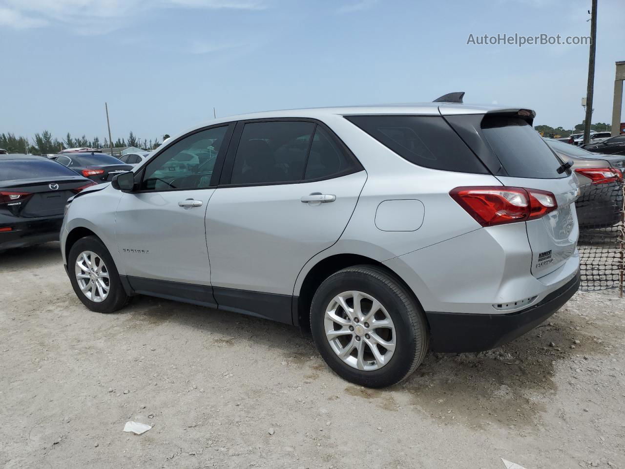 2019 Chevrolet Equinox Ls Silver vin: 2GNAXHEV9K6103776