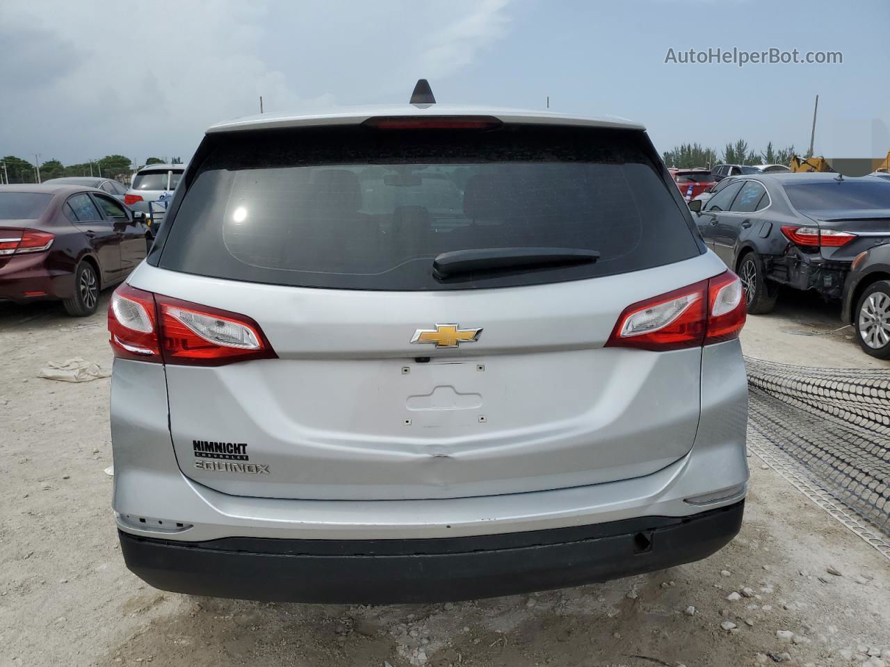 2019 Chevrolet Equinox Ls Silver vin: 2GNAXHEV9K6103776