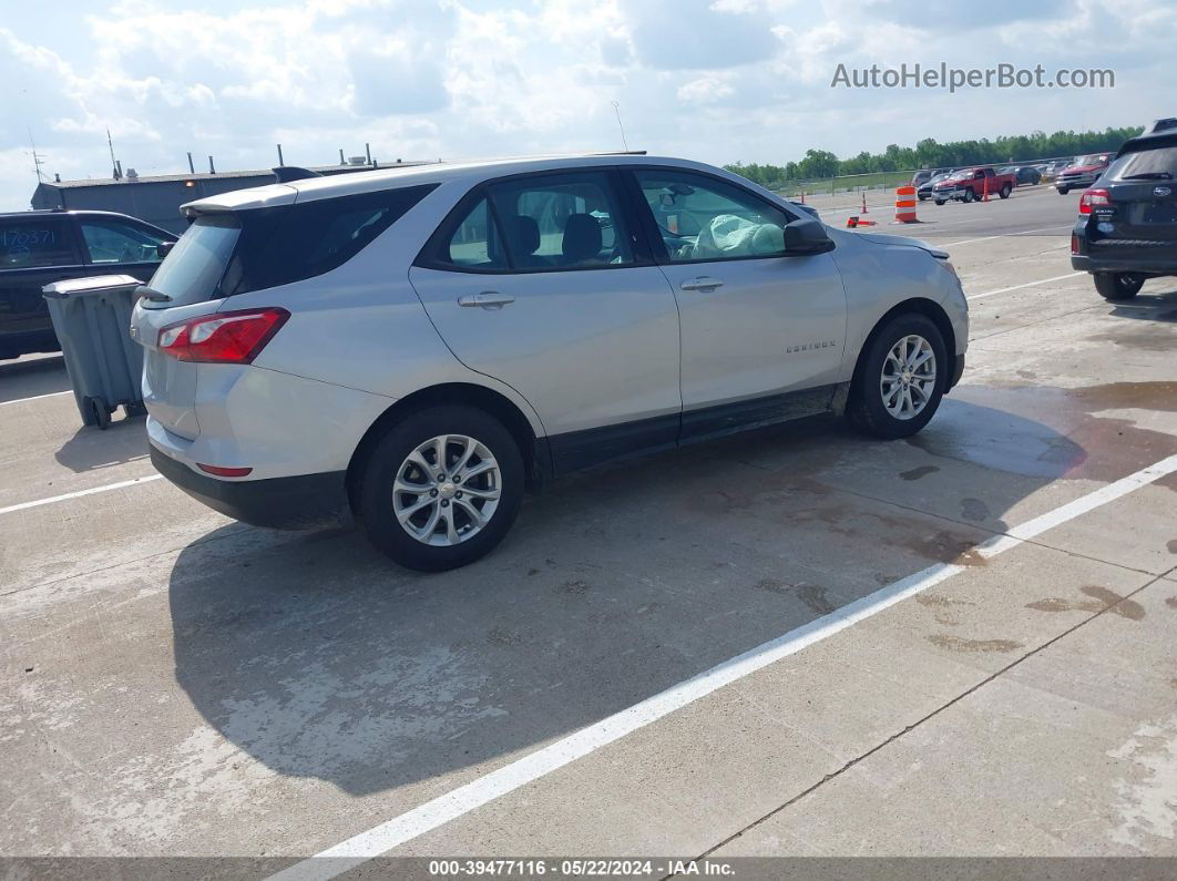 2019 Chevrolet Equinox Ls Silver vin: 2GNAXHEV9K6177473