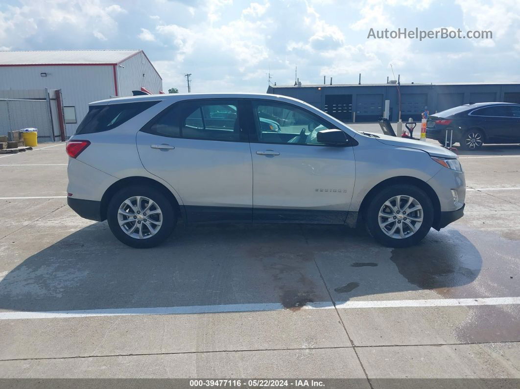 2019 Chevrolet Equinox Ls Silver vin: 2GNAXHEV9K6177473