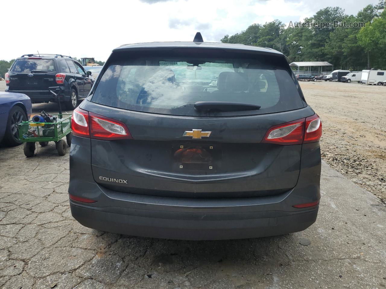 2019 Chevrolet Equinox Ls Gray vin: 2GNAXHEV9K6267562