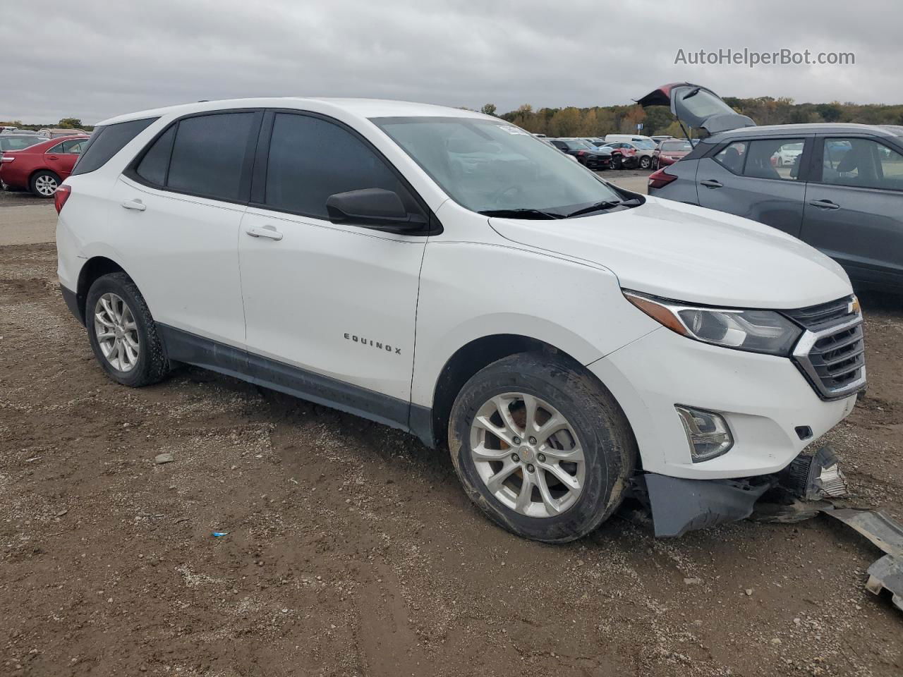 2018 Chevrolet Equinox Ls Белый vin: 2GNAXHEVXJ6166108