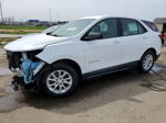 2018 Chevrolet Equinox Ls White vin: 2GNAXHEVXJ6321398