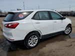 2018 Chevrolet Equinox Ls White vin: 2GNAXHEVXJ6321398