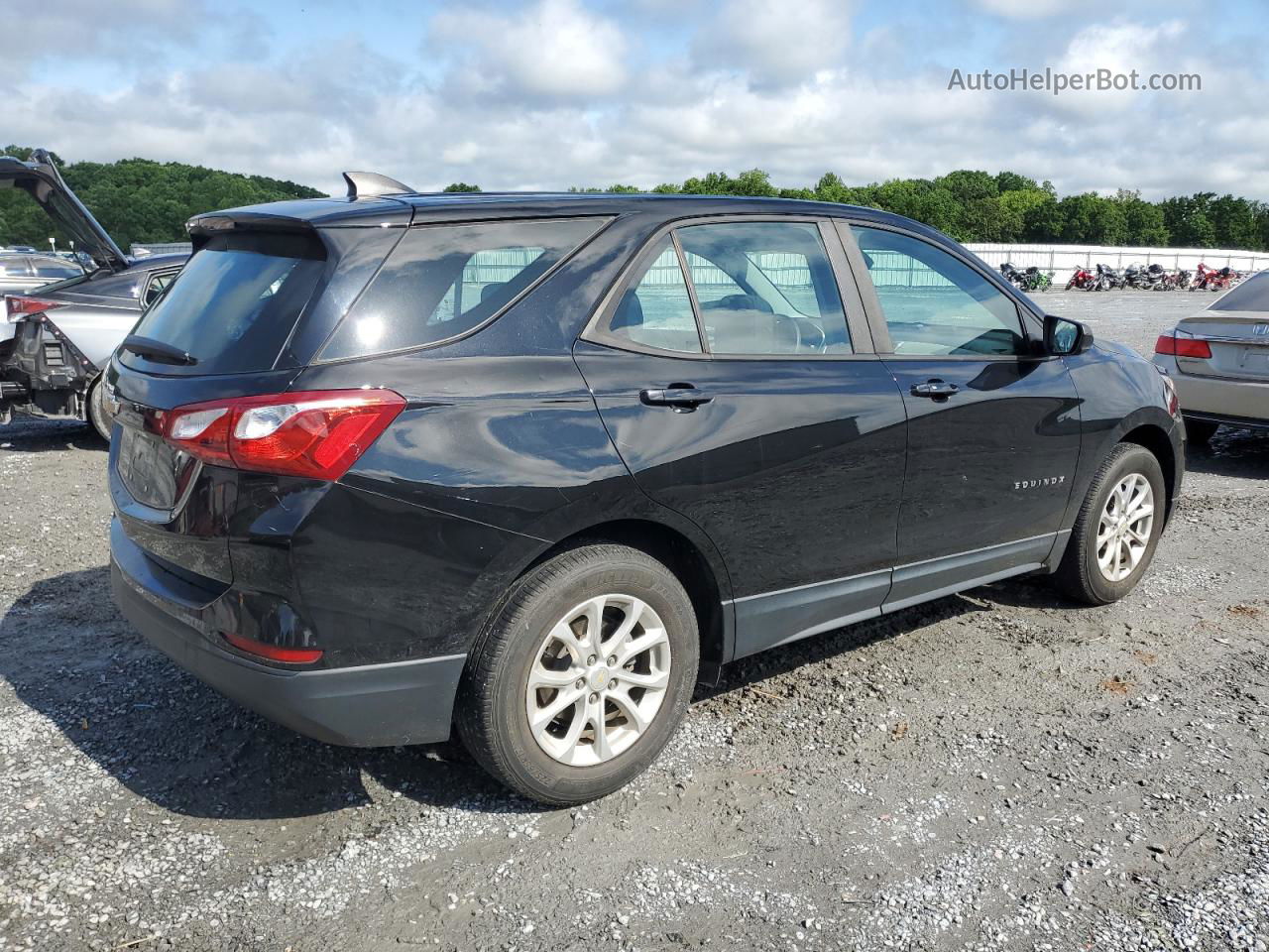 2020 Chevrolet Equinox Ls Black vin: 2GNAXHEVXL6102654