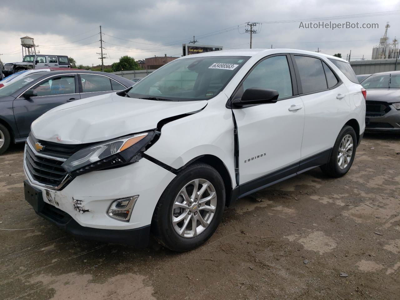 2020 Chevrolet Equinox Ls Белый vin: 2GNAXHEVXL6227962