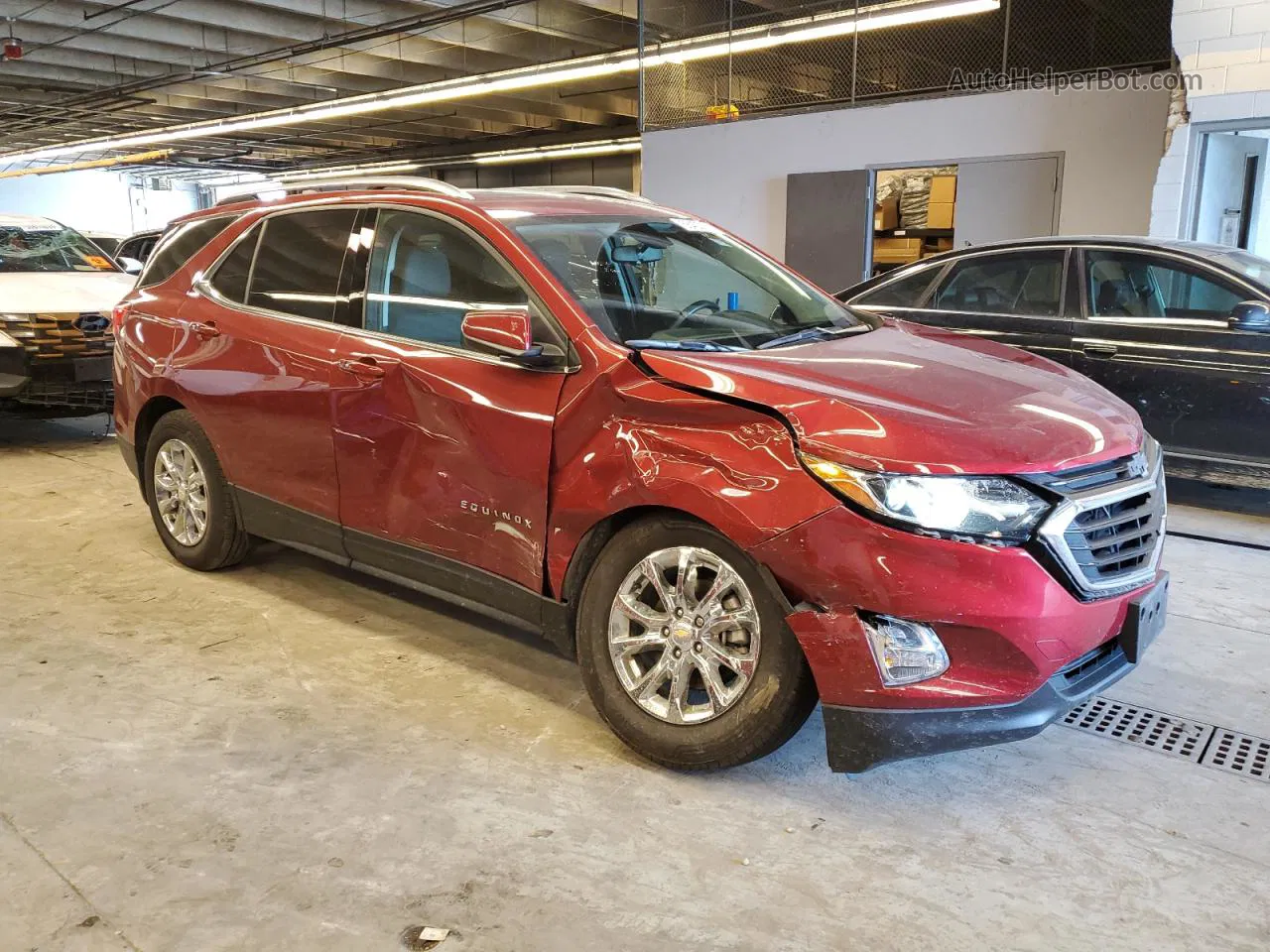 2018 Chevrolet Equinox Lt Burgundy vin: 2GNAXJEV0J6266242