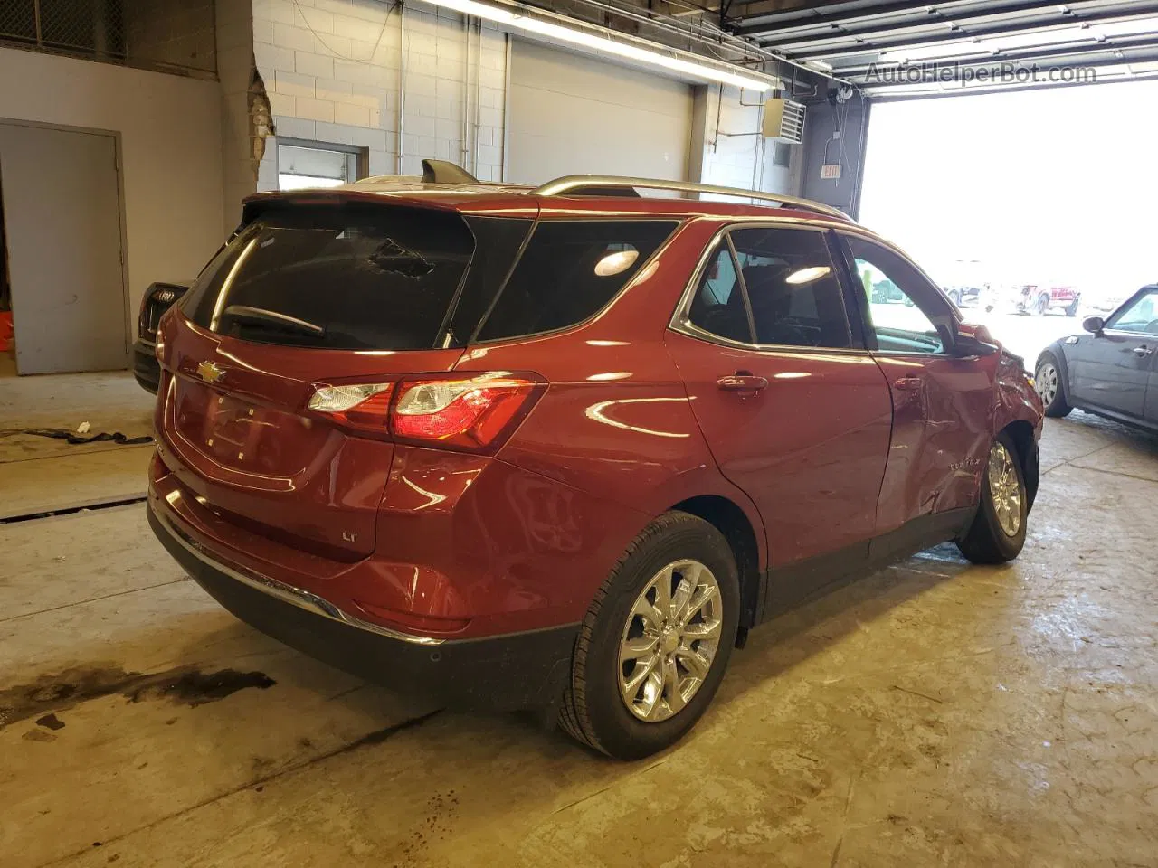 2018 Chevrolet Equinox Lt Burgundy vin: 2GNAXJEV0J6266242