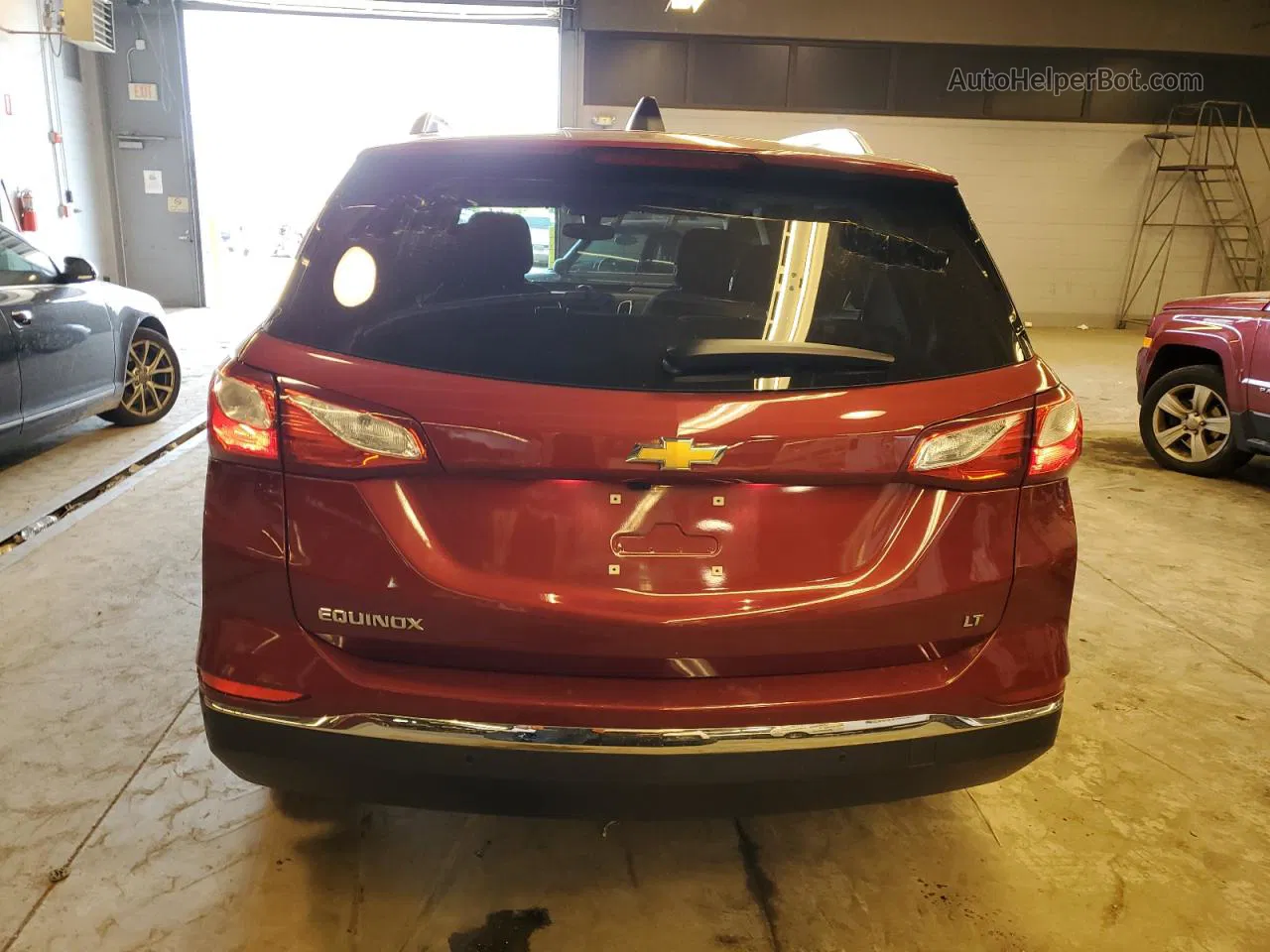 2018 Chevrolet Equinox Lt Burgundy vin: 2GNAXJEV0J6266242