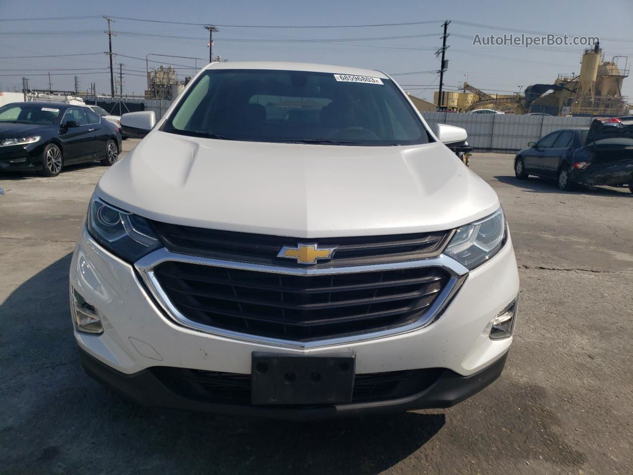 2018 Chevrolet Equinox Lt White vin: 2GNAXJEV0J6269447