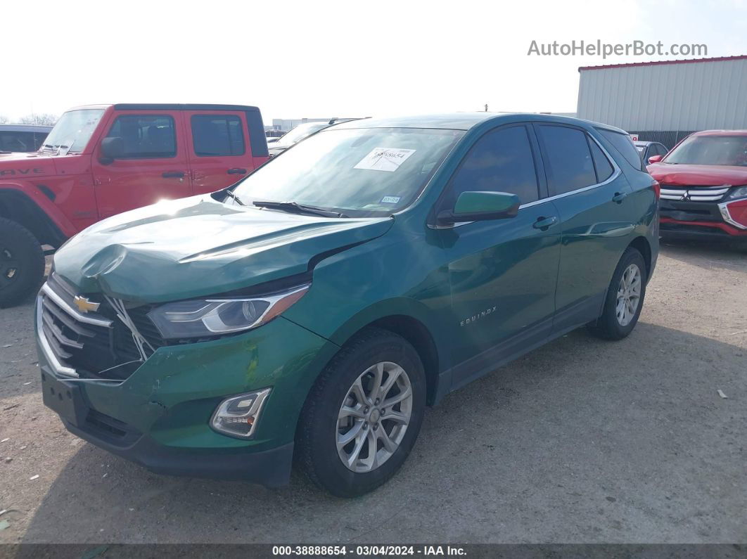 2018 Chevrolet Equinox Lt Green vin: 2GNAXJEV0J6311650