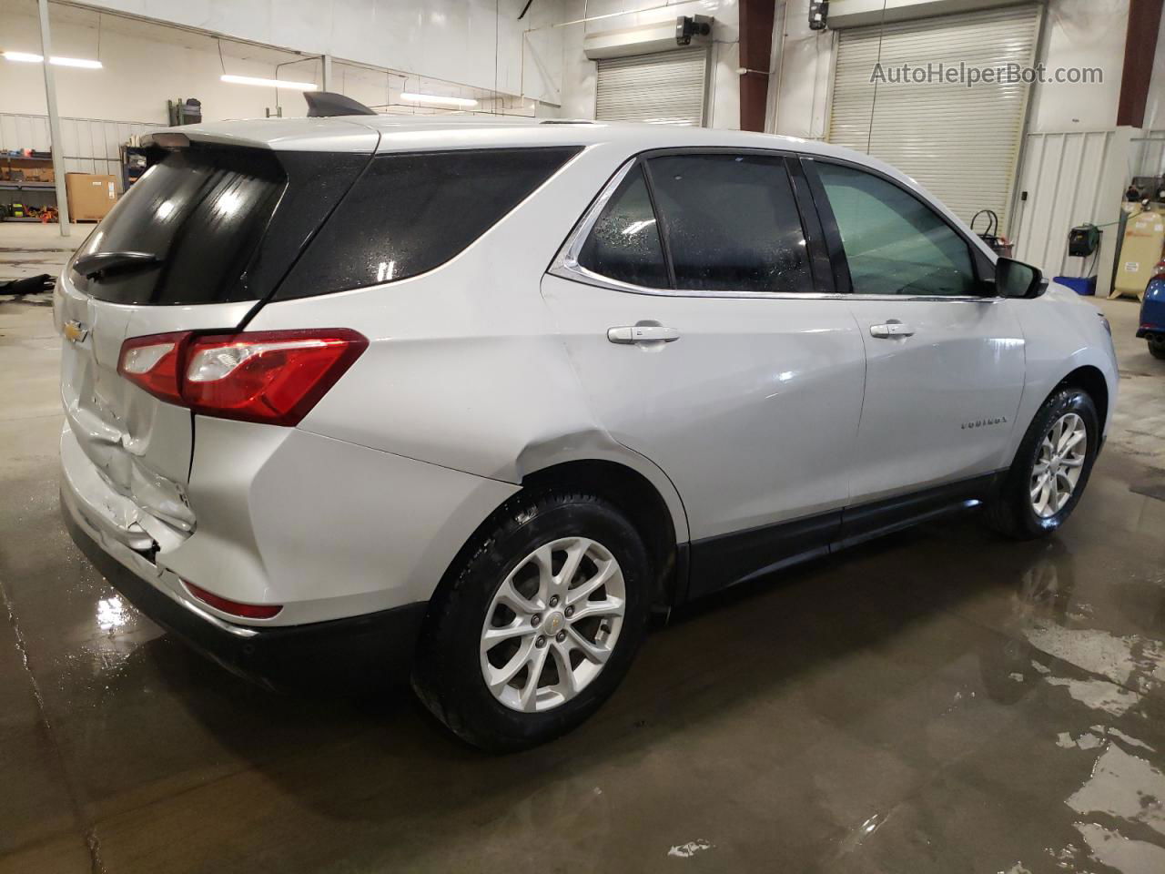 2018 Chevrolet Equinox Lt Silver vin: 2GNAXJEV0J6329484