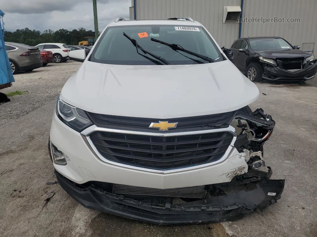 2018 Chevrolet Equinox Lt Белый vin: 2GNAXJEV0J6330604