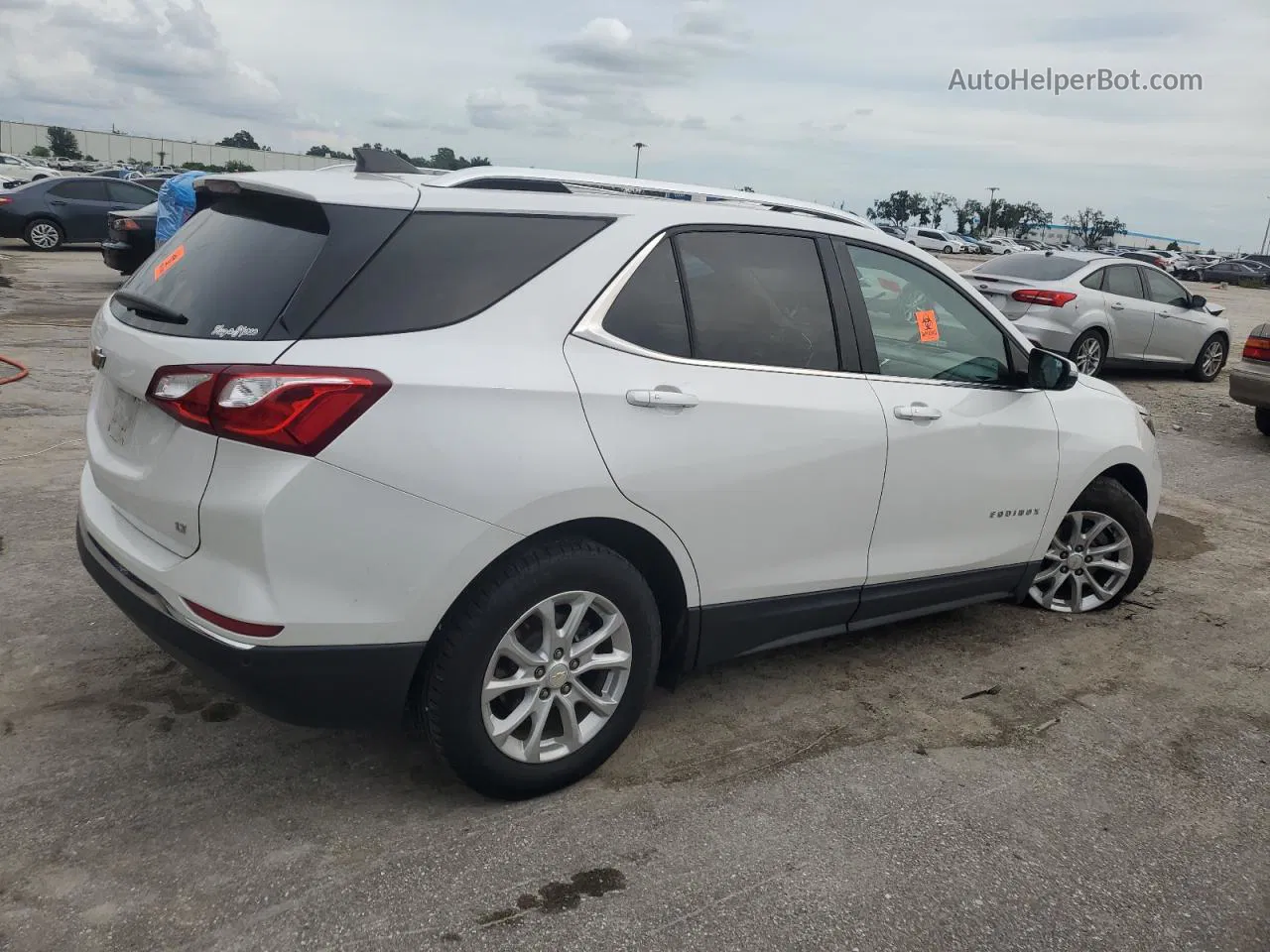 2018 Chevrolet Equinox Lt Белый vin: 2GNAXJEV0J6330604
