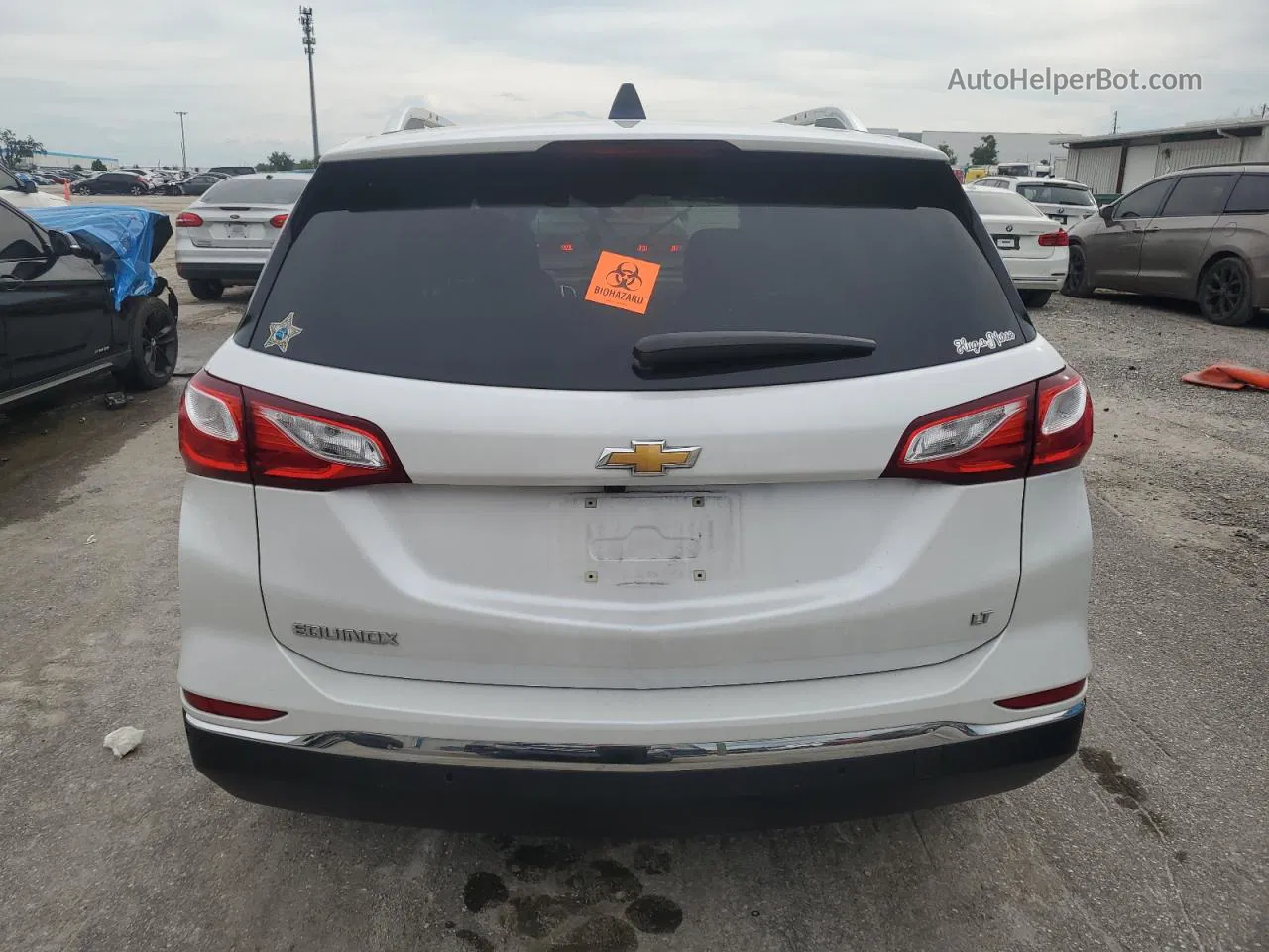 2018 Chevrolet Equinox Lt Белый vin: 2GNAXJEV0J6330604