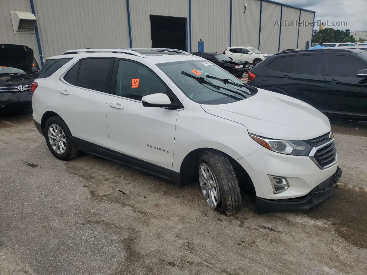 2018 Chevrolet Equinox Lt Белый vin: 2GNAXJEV0J6330604