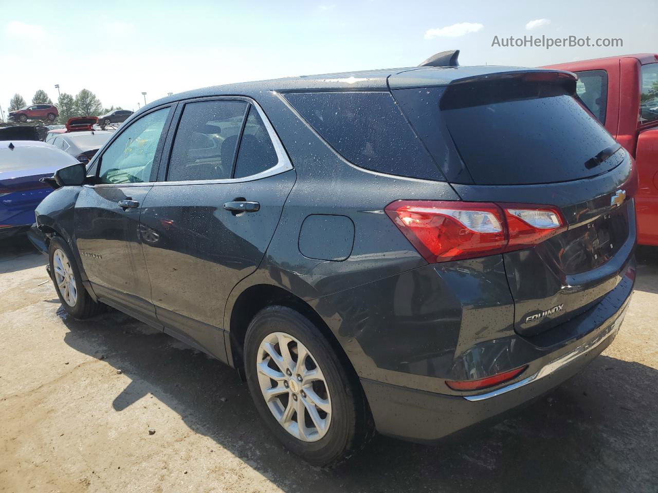 2018 Chevrolet Equinox Lt Угольный vin: 2GNAXJEV0J6335642