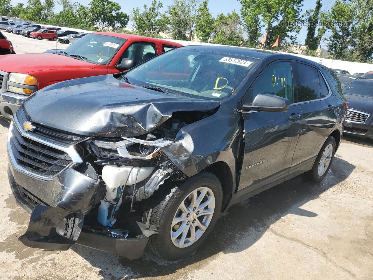 2018 Chevrolet Equinox Lt Charcoal vin: 2GNAXJEV0J6335642