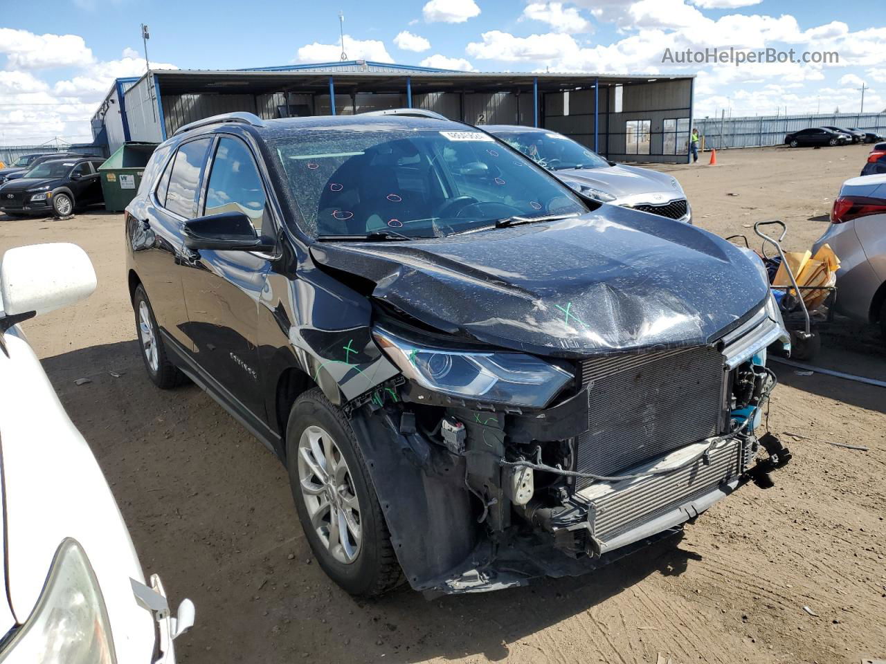 2018 Chevrolet Equinox Lt Черный vin: 2GNAXJEV1J6142240