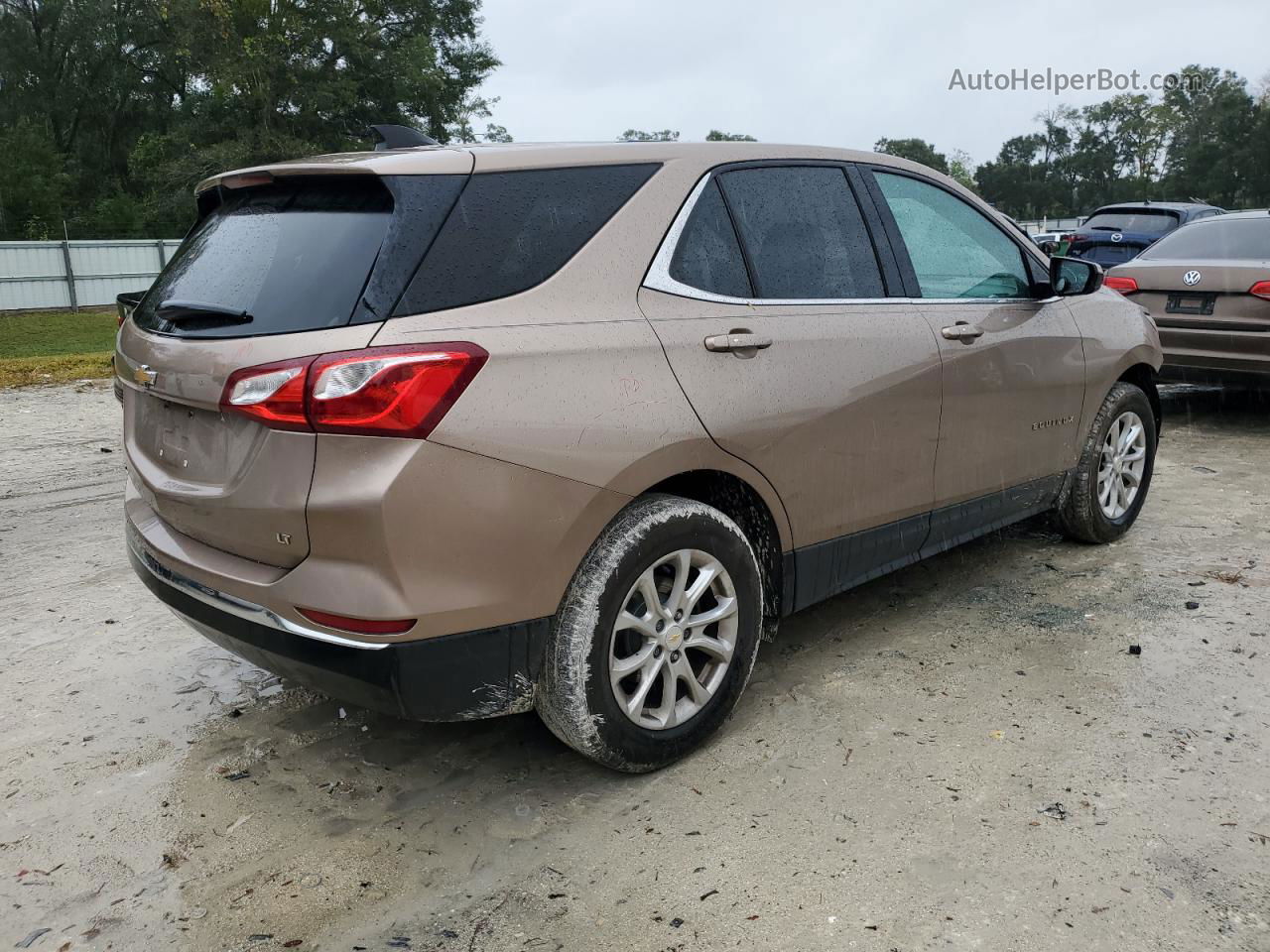 2018 Chevrolet Equinox Lt Коричневый vin: 2GNAXJEV1J6176761