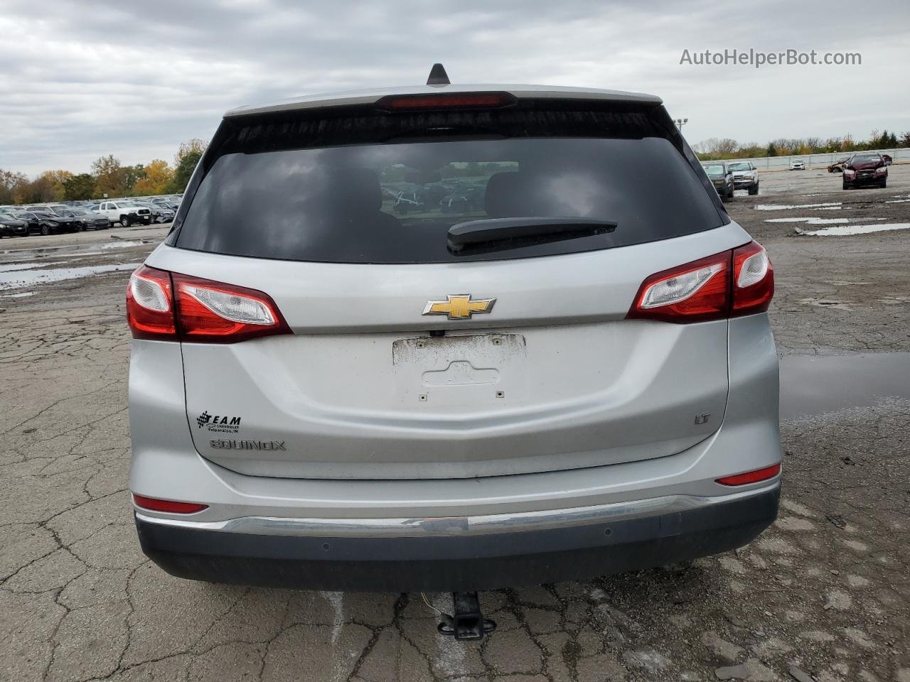 2018 Chevrolet Equinox Lt Silver vin: 2GNAXJEV1J6283907