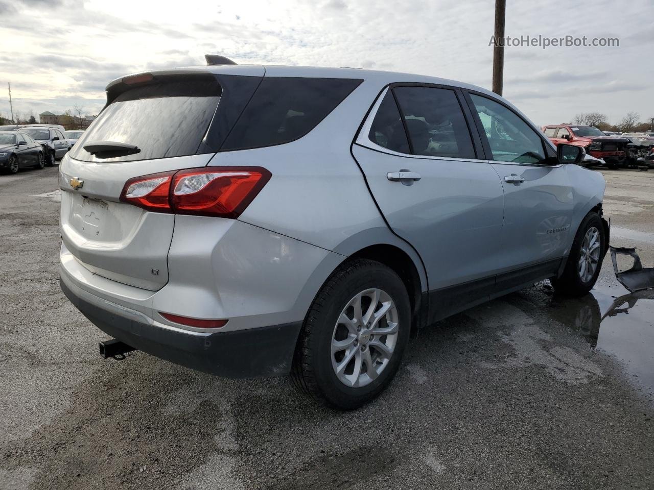 2018 Chevrolet Equinox Lt Silver vin: 2GNAXJEV1J6283907