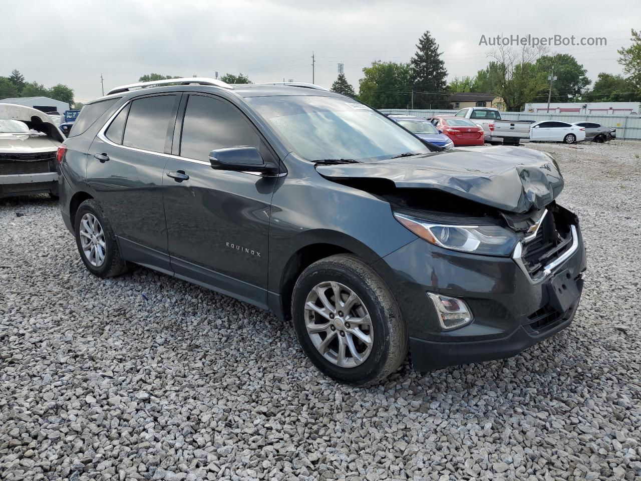 2018 Chevrolet Equinox Lt Серый vin: 2GNAXJEV1J6285799