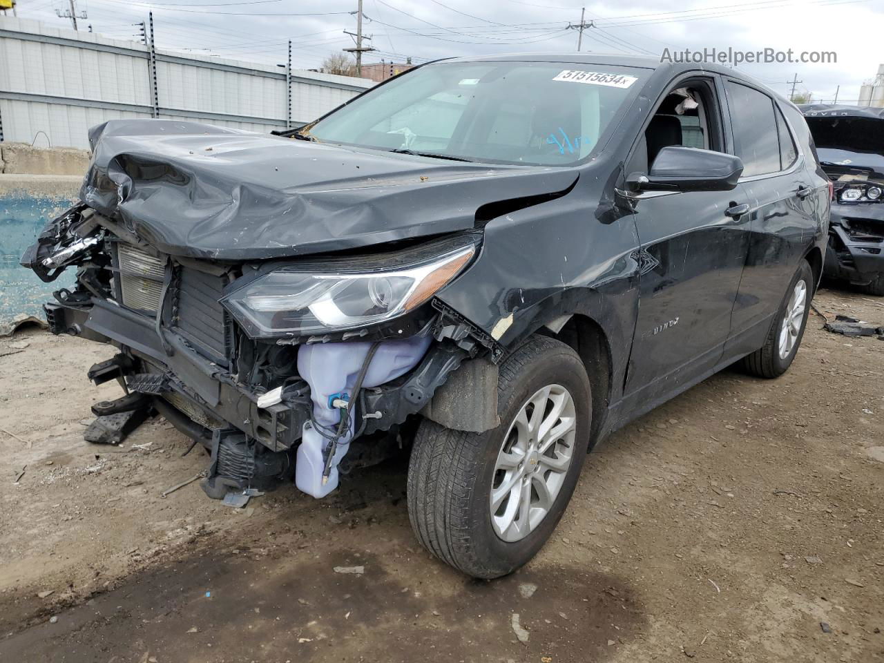 2018 Chevrolet Equinox Lt Black vin: 2GNAXJEV1J6304495