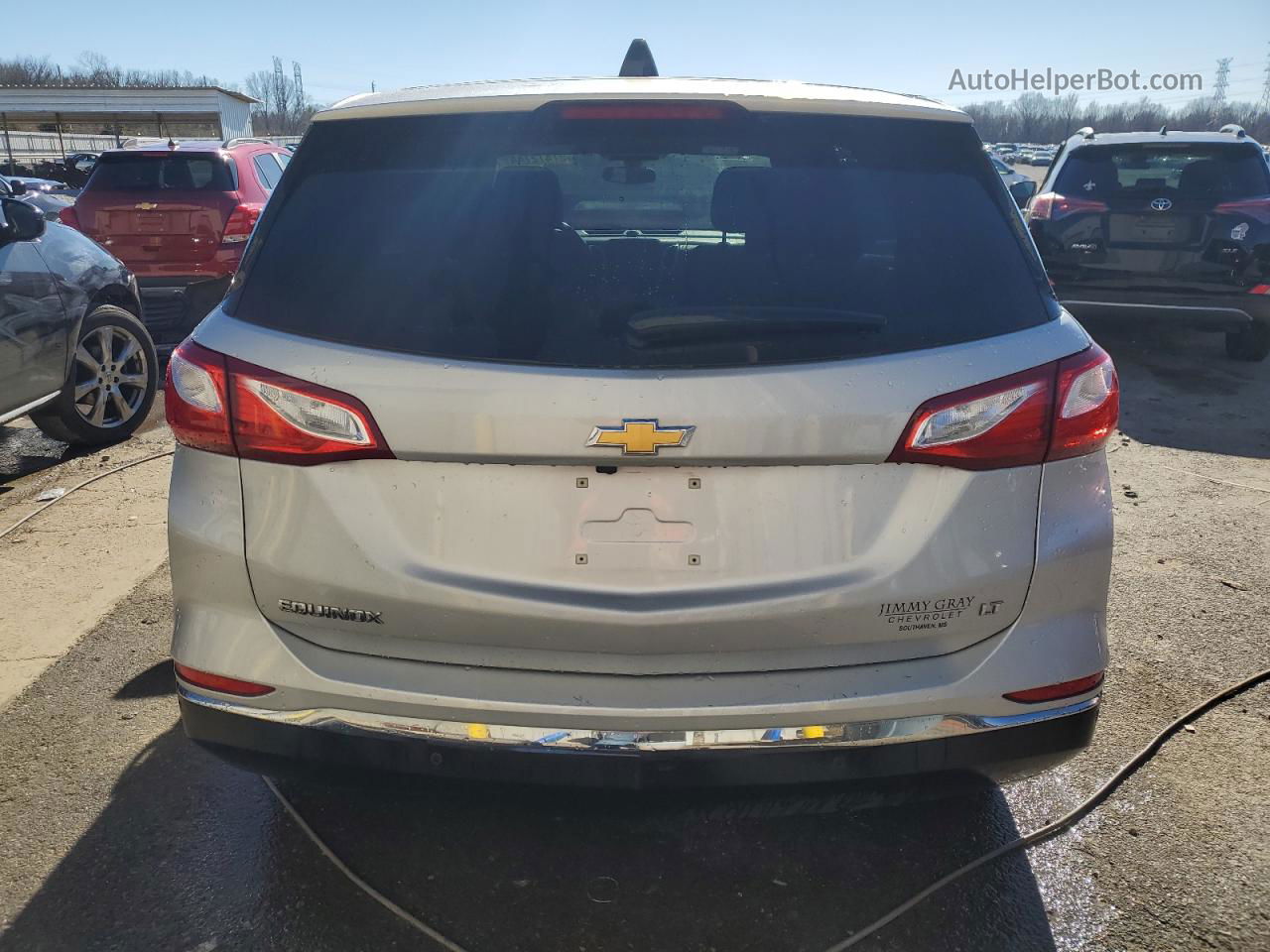 2018 Chevrolet Equinox Lt Silver vin: 2GNAXJEV1J6309096