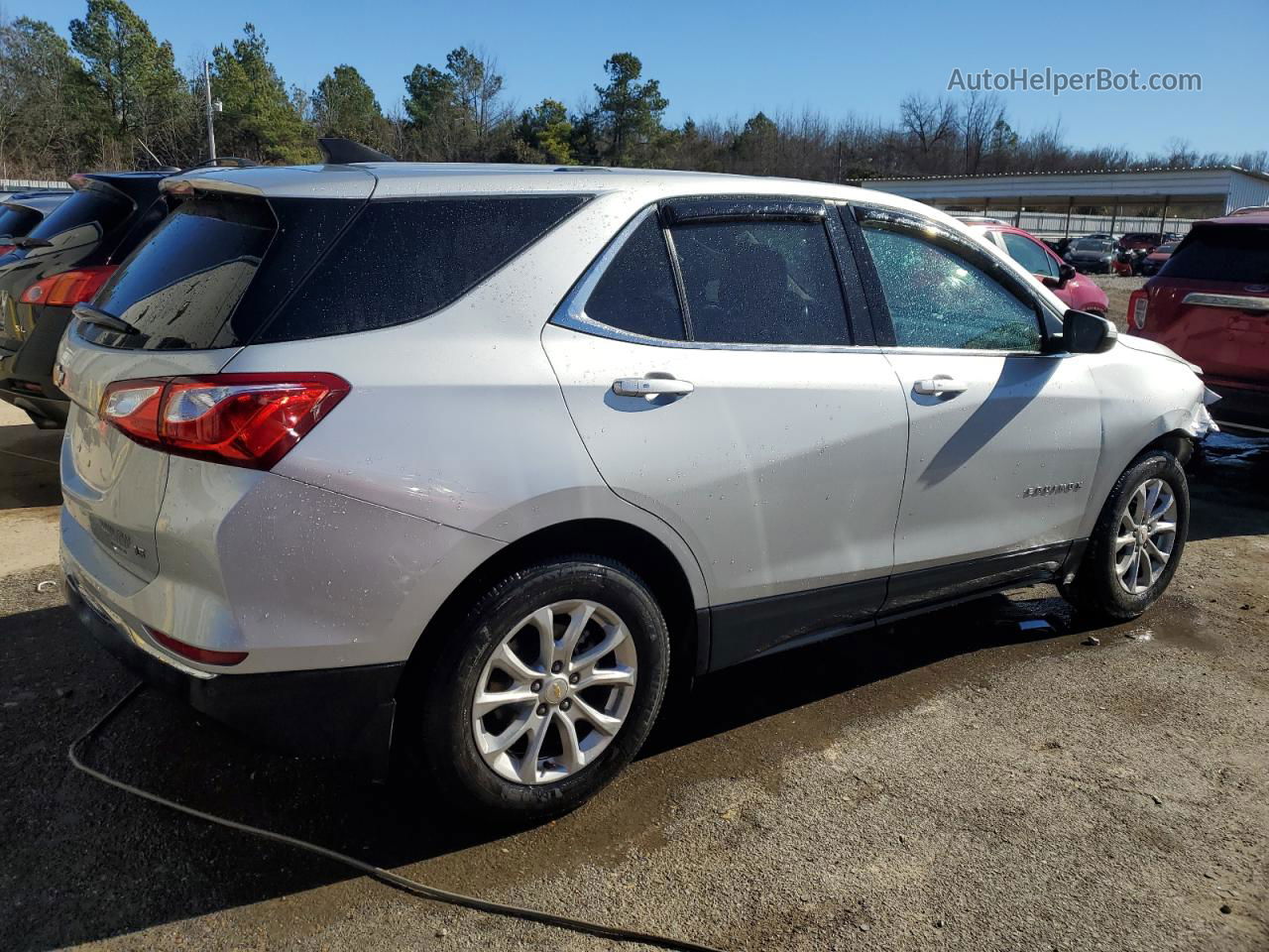 2018 Chevrolet Equinox Lt Silver vin: 2GNAXJEV1J6309096