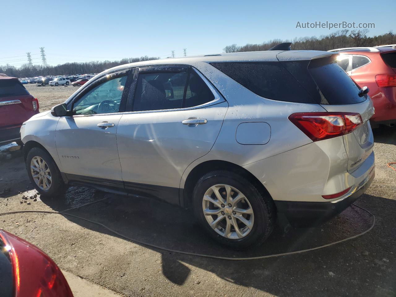 2018 Chevrolet Equinox Lt Silver vin: 2GNAXJEV1J6309096