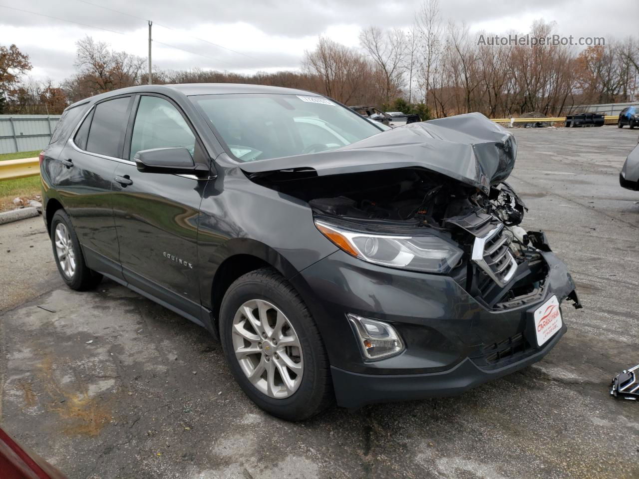 2018 Chevrolet Equinox Lt Gray vin: 2GNAXJEV1J6313617