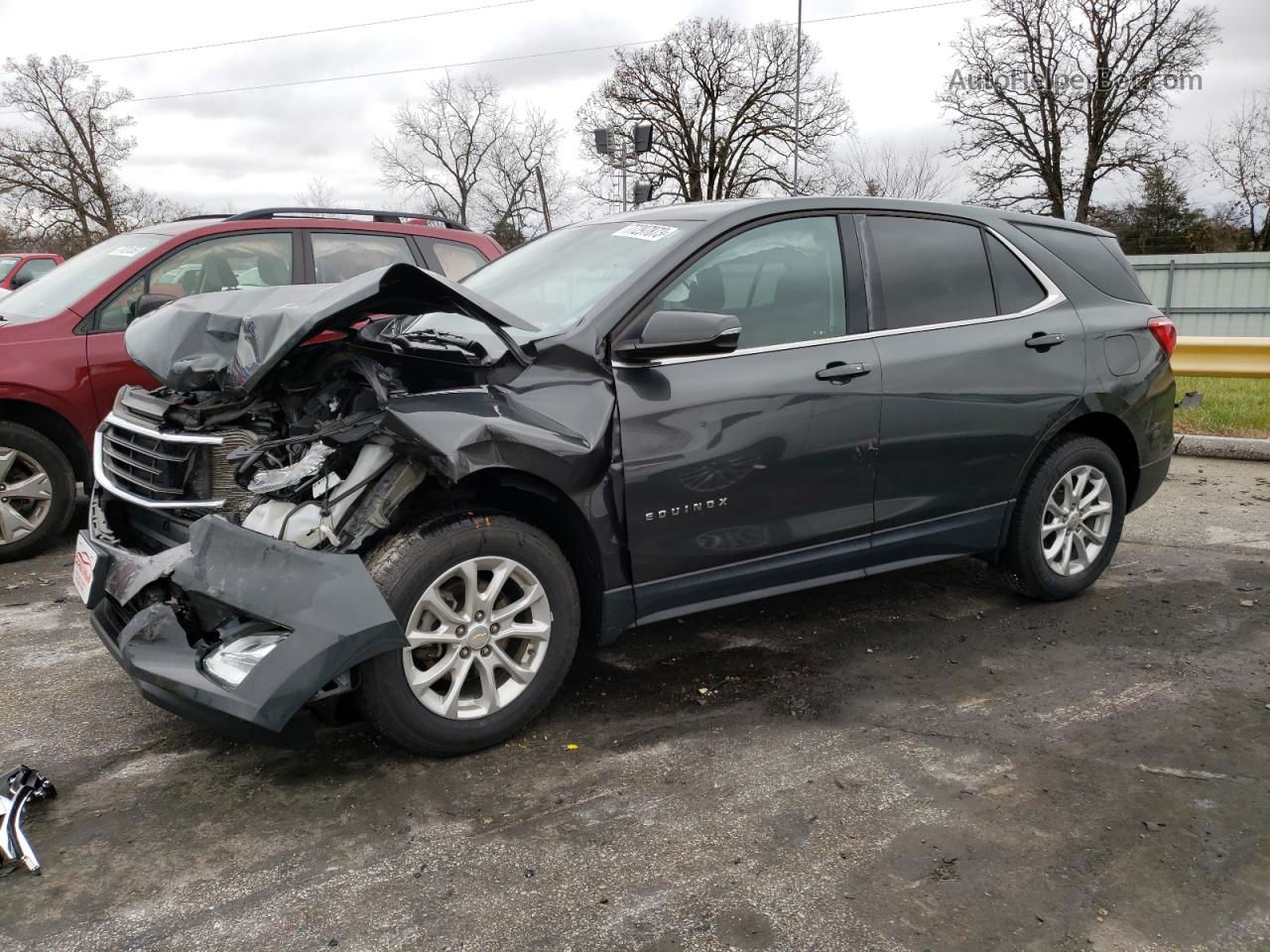 2018 Chevrolet Equinox Lt Gray vin: 2GNAXJEV1J6313617