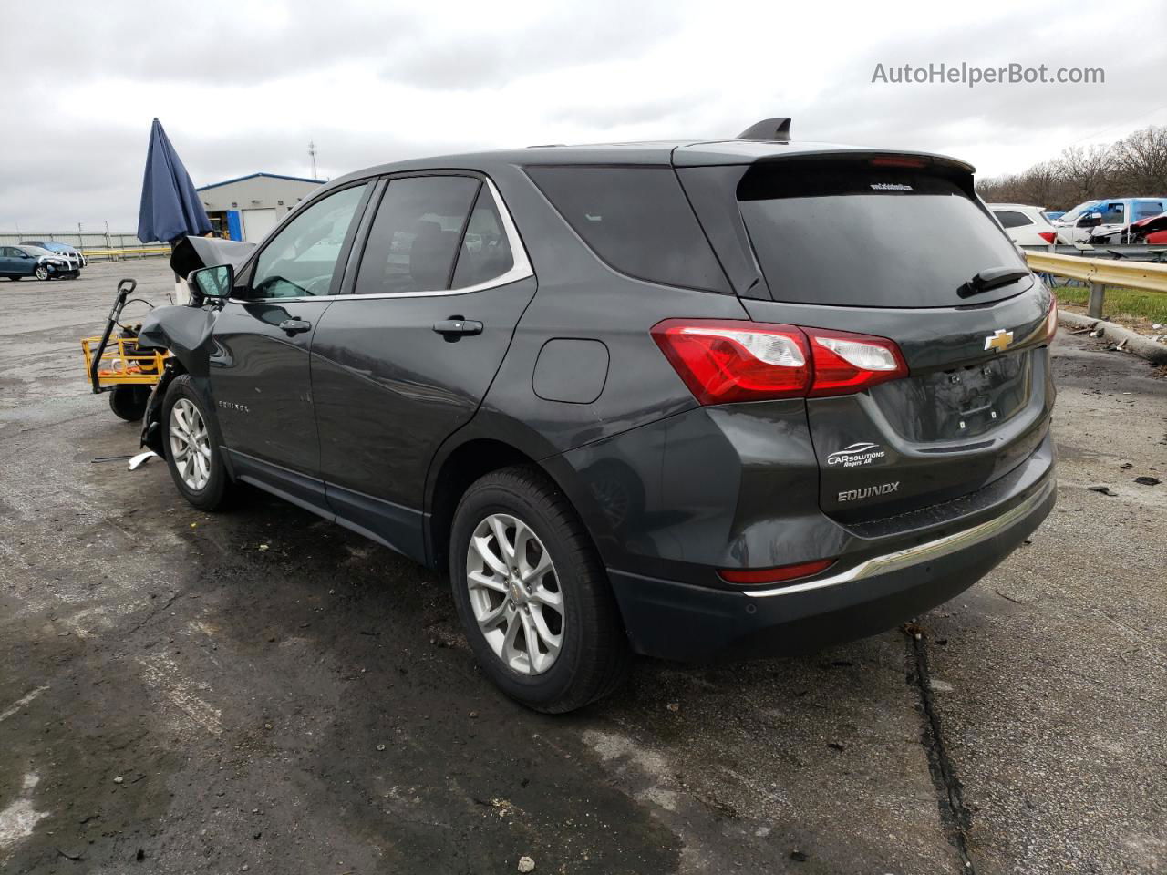 2018 Chevrolet Equinox Lt Gray vin: 2GNAXJEV1J6313617