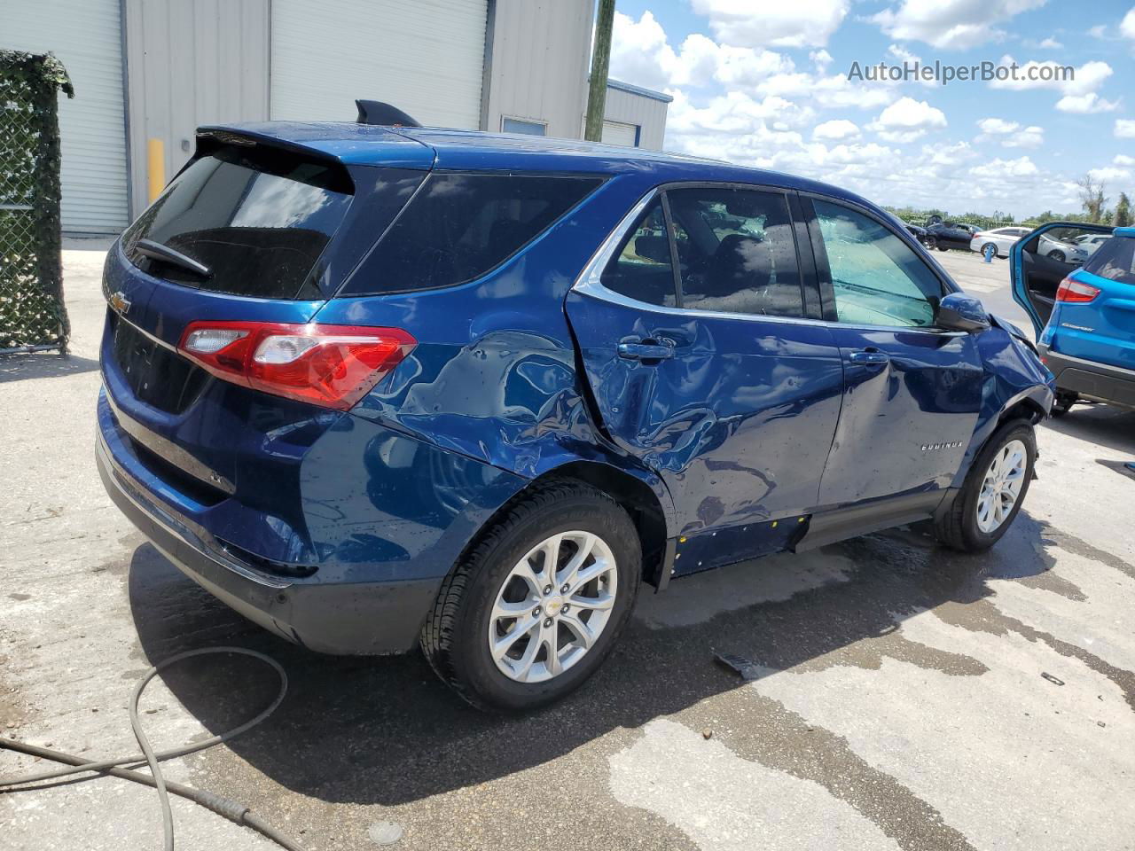 2020 Chevrolet Equinox Lt Blue vin: 2GNAXJEV1L6107782