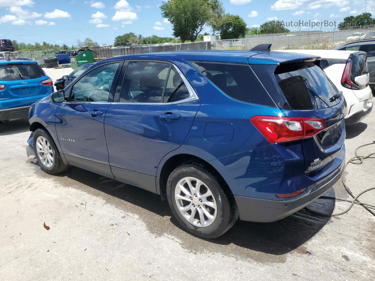 2020 Chevrolet Equinox Lt Blue vin: 2GNAXJEV1L6107782