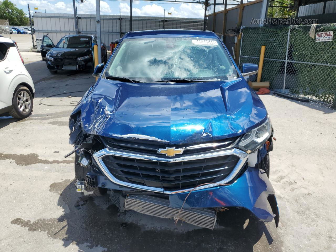 2020 Chevrolet Equinox Lt Blue vin: 2GNAXJEV1L6107782