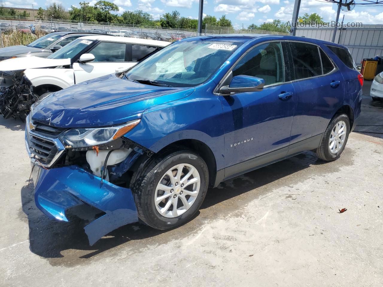 2020 Chevrolet Equinox Lt Blue vin: 2GNAXJEV1L6107782