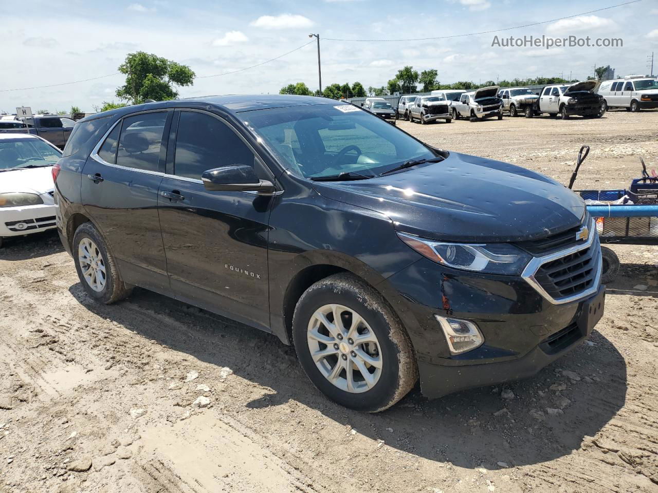 2018 Chevrolet Equinox Lt Черный vin: 2GNAXJEV2J6102894