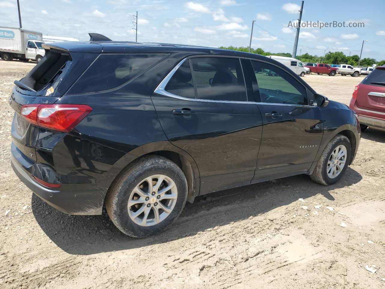 2018 Chevrolet Equinox Lt Black vin: 2GNAXJEV2J6102894