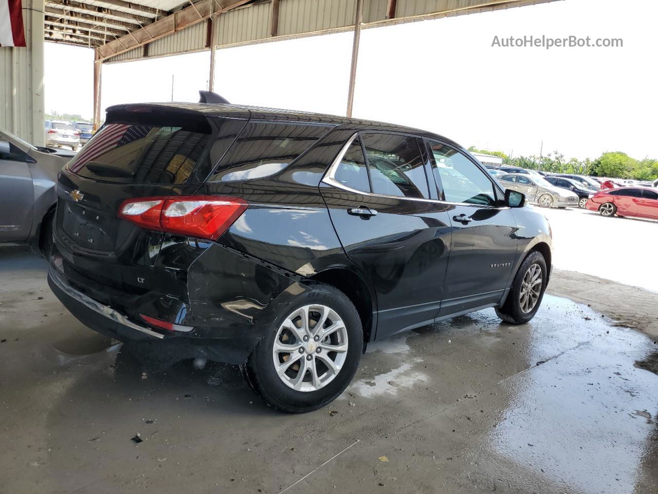 2018 Chevrolet Equinox Lt Черный vin: 2GNAXJEV2J6116472